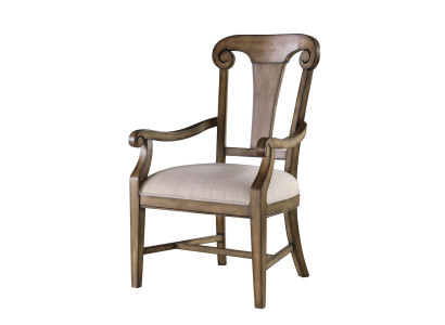 Stuhl Braun Design Wohnzimmer Esszimmer Holz Stühle Polster mit Armlehne Neu