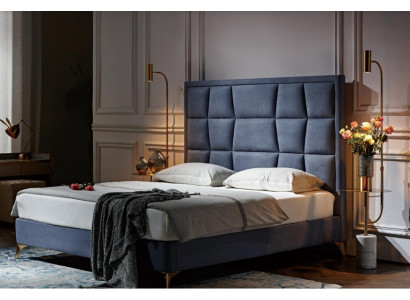 Design Bett Schlafzimmer Betten Textil Hotel Luxus Polster Sitz Stoff Neu Möbel