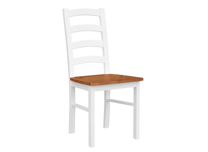 Landhaus Esszimmer Stuhl Weiß Stühle Lehnstuhl Holzstuhl Holzstühle Möbel Weiß