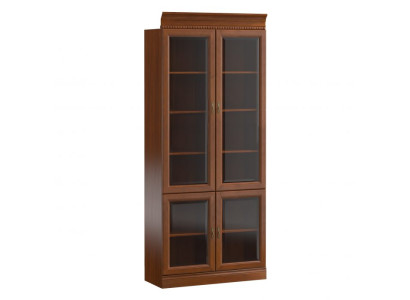 Klassische Schränke Vitrine Vitrinenschrank Glas Schrank Schrankwand Model BA-4