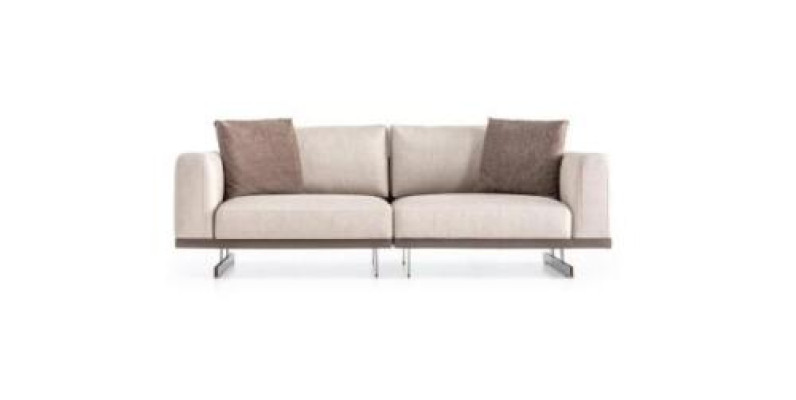 Modernes Doppelsofa im eleganten Stil aus hochwertigem Material