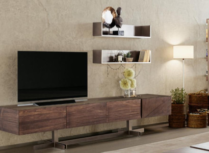 Moderner, eleganter TV-Schrank aus hochwertigem und strapazierfähigem Holz