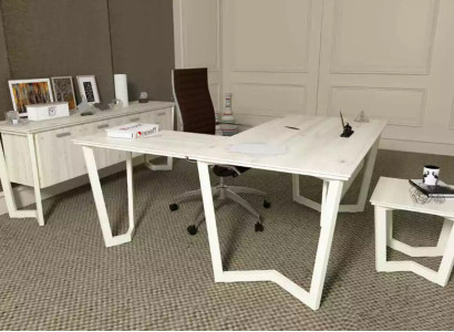 Schreibtisch Büro Kommode Eckschreibtisch Büro Garnitur Aktenschrank 3tlg.