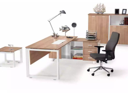 Büro Möbel Schreibtisch Aktenschrank Couchtisch 4tlg. Set Einrichtung