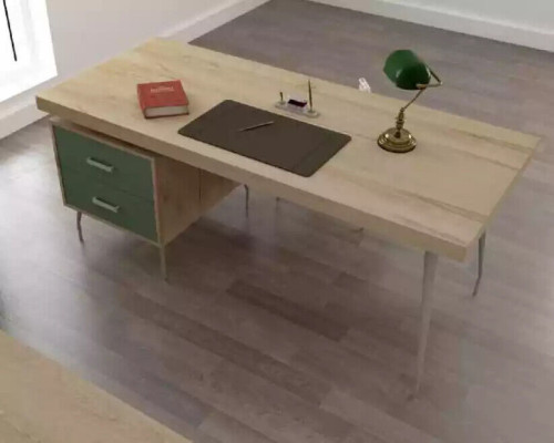 Modern Designer braun Luxus Schreibtisch Büromöbel Holz Tische Neu