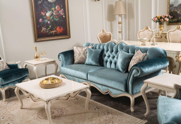 Sofa Design Dreisitzer Couch Polster 3er Sofas Zimmer Möbel Luxus Stoff