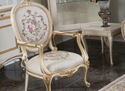 Sessel Möbel Stühle Art déco Design Lehnstuhl Textil Wohnzimmer Lounge