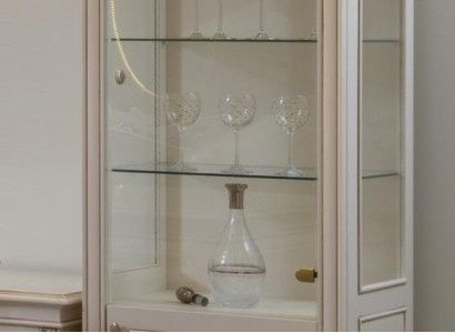 Vitrine Glasschrank Holz Schränke Wohnzimmer Vitrinen Italienische Luxus