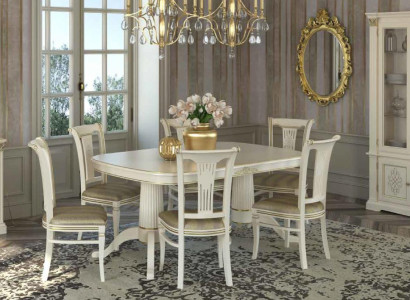 Stuhl Set Stühle Polster Garnitur Küchen Wohnzimmer Esszimmer Set Designer 6x