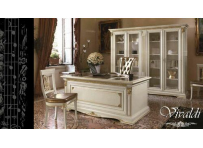 Schreibtisch Büro Tisch Edle Massivholz Tische Barock Rokoko Antik Stil 186x91cm Neu