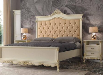 Bett Chesterfield Design Luxus Hotel Betten Massivholz 180x200 Schlaf Zimmer Italien Möbel