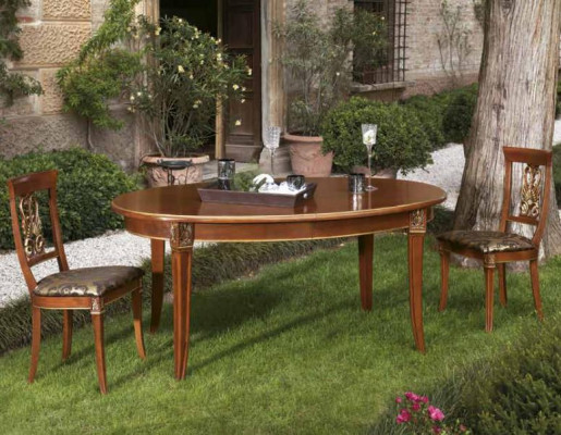 Esstisch Tisch Holz Luxus Tische Barock Rokoko Esszimmer Antik Stil Italy Möbel