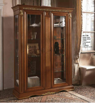 Vitrine Schrank Vitrinen Wohnzimmer Schau Schränke Design Barock Rokoko Italien