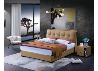 Design Schlafzimmer 3tlg. Bett 2x Nachttisch Klassischer Luxus Betten Set Möbel