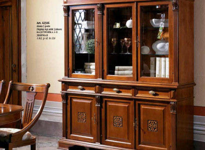 Anrichte Wandschrank Holz Buffet Vitrine Schrank Esszimmer Schränke