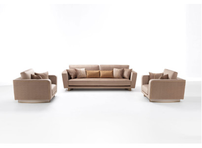 Sofagarnitur 3+1+1 Sitzer Set Design Sofa Polster Couchen Couch Klassisch 3 tlg.