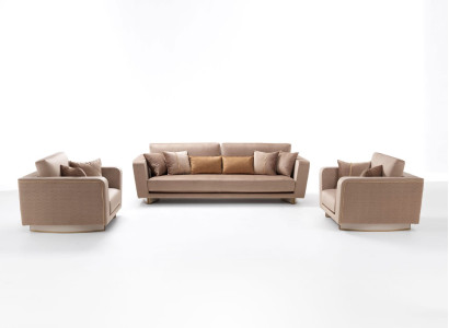 Sofagarnitur 3+1+1 Sitzer Set Design Sofa Polster Couchen Couch Klassisch 3 tlg.