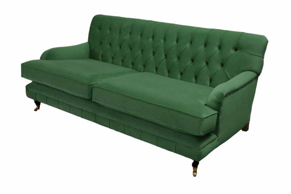 Chesterfield 3 Sitzer Designer Sofa Couch Polster Luxus Couchen Textil