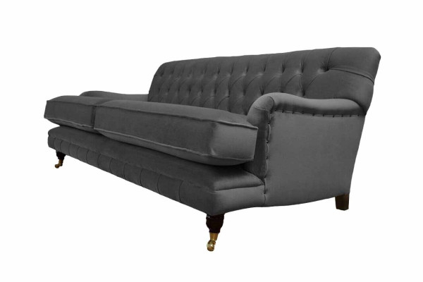 Sofa 3 Sitzer Couchen Art déco Dreisitzer Neu Textil Luxus Couch Polster