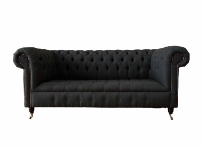 Sofa 3 Sitzer Couchen Art déco Dreisitzer Neu Textil Luxus Couch Polster