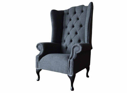 Sessel Einsitzer Chesterfield Couch Möbel Luxus Möbel Ohrensessel Neu