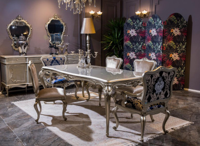 Tisch Luxus Esszimmertisch Esszimmer Holztisch Tische Art déco Möbel