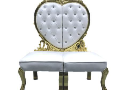 Chesterfield Thron Sessel Königlicher Polster Samt Liebe Herz Antik Stil Stühle