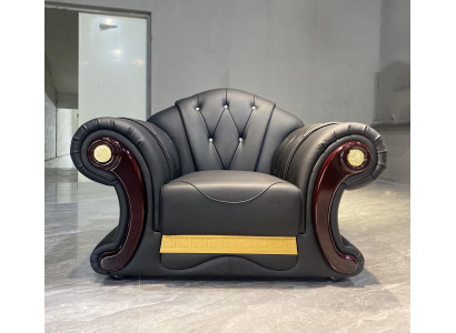 Luxus Sessel Chesterfield Einsitzer Couch Möbel Einrichtung Sofa 1er