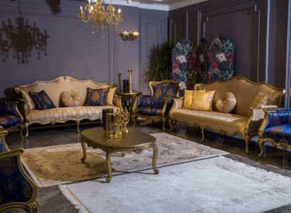 Sofagarnitur 3+3+1 Sitzer Couchtisch Garnitur Sofa Sessel Set 4tlg