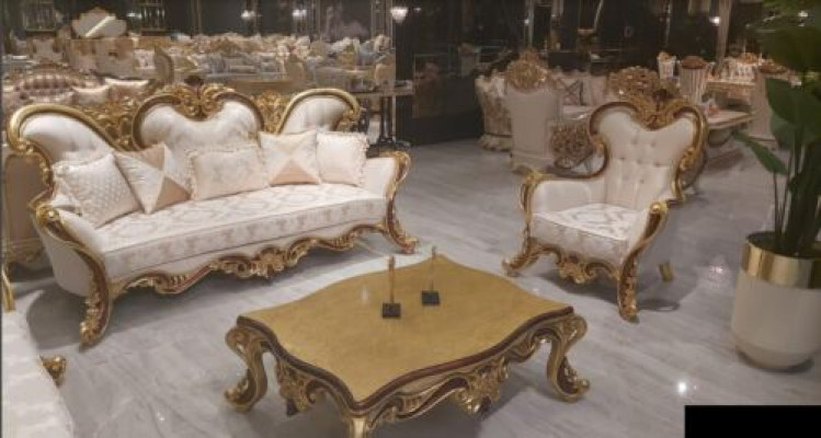 Sofagarnitur 3+1 Sitzer Couchtisch Gruppe Sofa Sessel Sofas Couch Stoff Garnitur