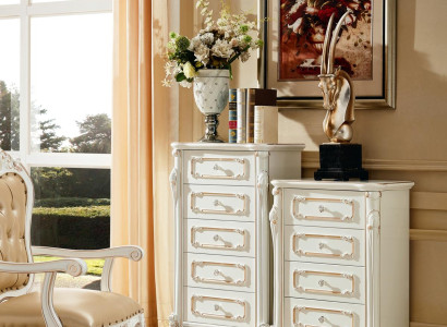 Schlafzimmer Set Weiß Design Elegantes 2x Kommode Klassische Möbel Luxus 2tlg.