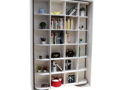 Bett Bücher Schrank Regal Gästebett Schränke Wand Schrank Wandschrank Betten