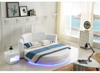 Bett Rund Betten Doppel Luxus Schlafzimmer Möbel Rundes Hotel Gestell