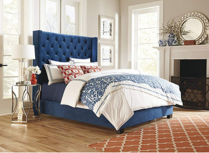 Chesterfield Schlaf Zimmer Doppel Betten Design Leder Luxus Bett Hotel