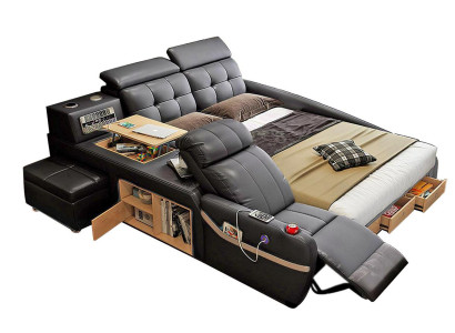 Multifunktion Deluxe Betten Massage Funktion Bett Hotel Polster Led usb Radio