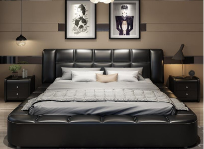 Luxur Polsterbett Designbett Textil Betten Doppelbett Bett Ehebett Design