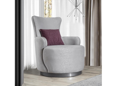 Runder Clubsessel Sofa Couch Relax Einsitzer Polster Möbel Einrichtung