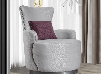 Runder Clubsessel Sofa Couch Relax Einsitzer Polster Möbel Einrichtung