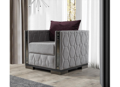 Sessel Einsitzer Möbel Wohnzimmer Couch Sofa Relax Spiegel Elemente