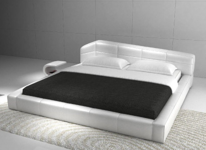 Modernes Hotel Gestell Schlaf Zimmer Luxus Leder Design Bett Doppel