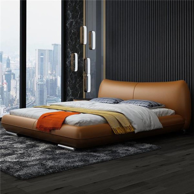 Betten Textil Leder Hotel Luxus Samt Polster Stoff Designer Bett Schlafzimmer