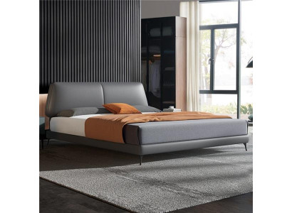 Design Luxus Doppel Hotel Betten Ehe Leder Luxus Schlafzimmer Bett