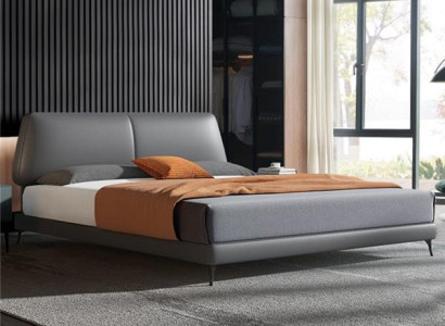 Design Luxus Doppel Hotel Betten Ehe Leder Luxus Schlafzimmer Bett