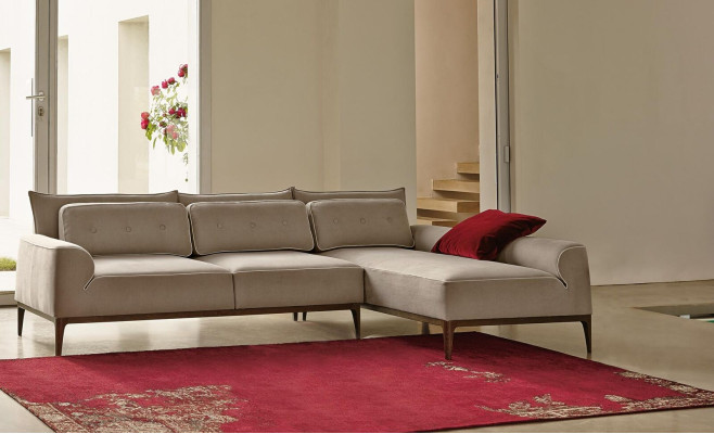 Ecksofa L Form Couch Luxus Möbel Sofa Grau Design Wohnzimmer Möbel Italienische
