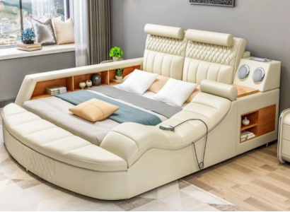 Multifunktion Bett Doppelbett Betten Ehebett Polsterbett Schlafzimmer