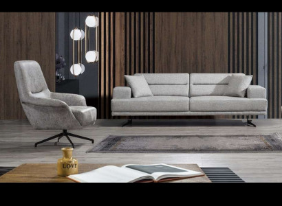 Sofagarnitur 3+1 Sitzer Garnitur Sofa Sessel Sofas Polster Couch Modern Design