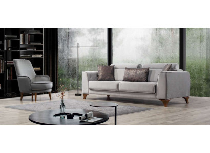 Sitzgarnitur Couch 3+1 Sitz Garnitur Design Sofas Sofa Barock Polster Sessel