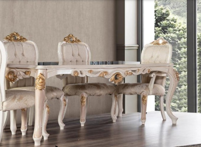 TISCH ESSZIMMERTISCH ESSTISCH ESSZIMMER HOLZ TISCHE LUXUS BAROCK ESS MÖBEL NEU