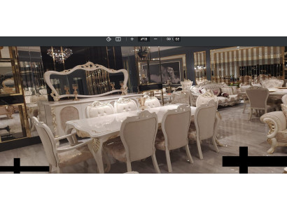 Tische Esszimmertisch Esstisch Esszimmer Holz Tisch Barock Ess Luxus Möbel Neu