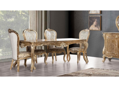 Tisch Esszimmertisch Esstisch Esszimmer Holz Tische Barock Ess Luxus Möbel Neu